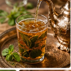 Thé à la menthe marocain